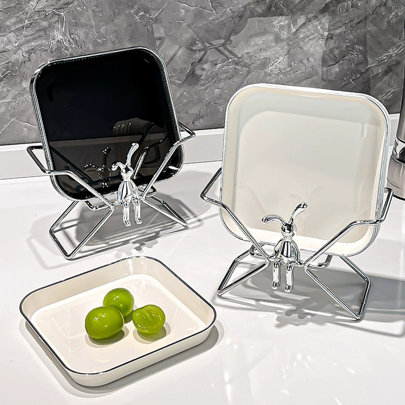 轻奢吐骨碟家用小盘子零食碟水果盘餐桌小碟子吃饭垃圾渣盘收纳盘