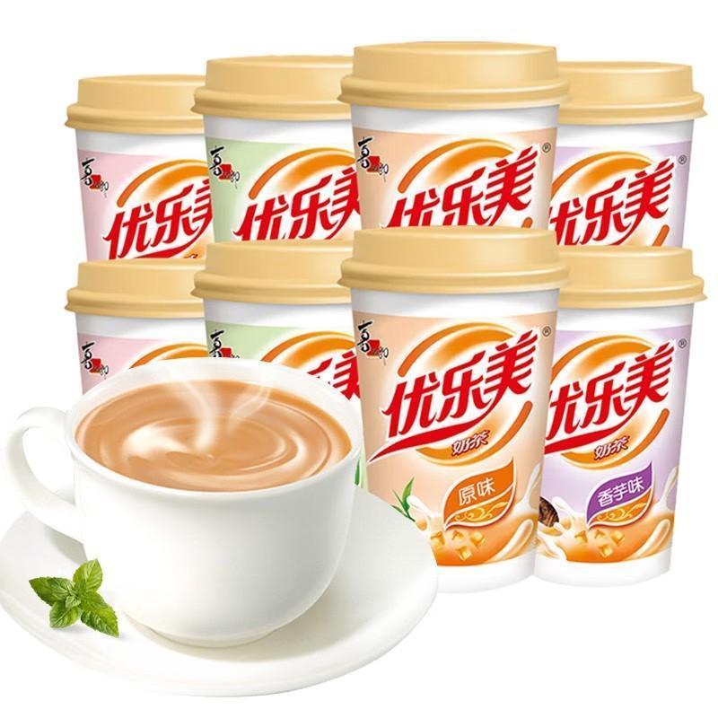 优乐美椰果奶茶80g*6杯装香芋麦巧克力味香浓浓郁奶香原味好喝