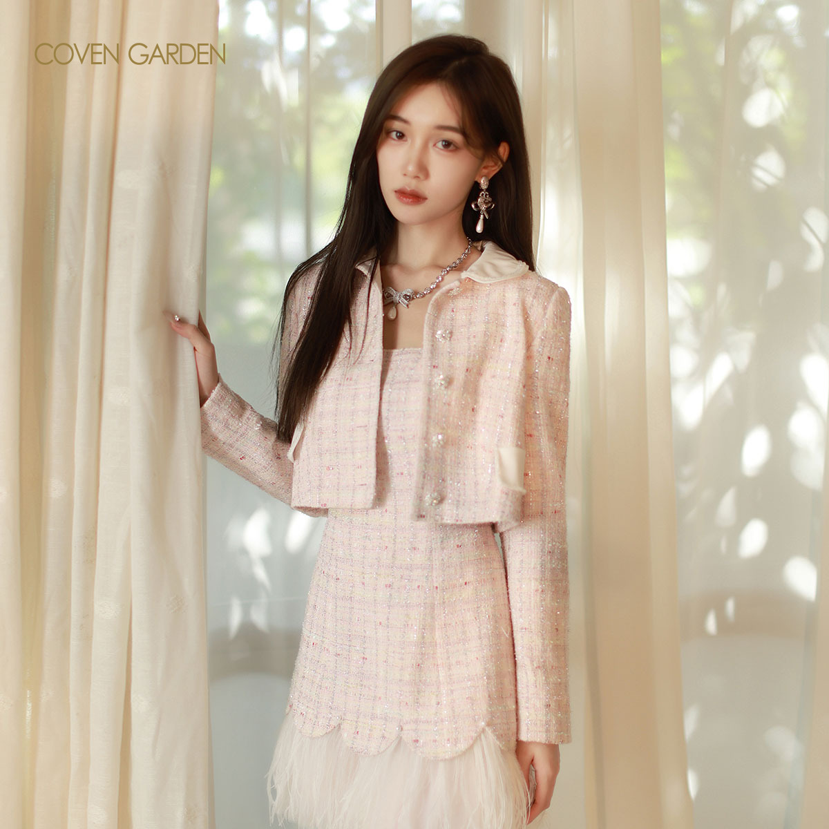 哥文花园 小香风短外套千金范 CLA1042010 COVEN GARDEN