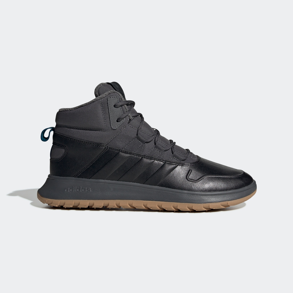 adidas阿迪达斯男子冬季保暖加绒休闲鞋中帮高帮运动鞋  EE9706