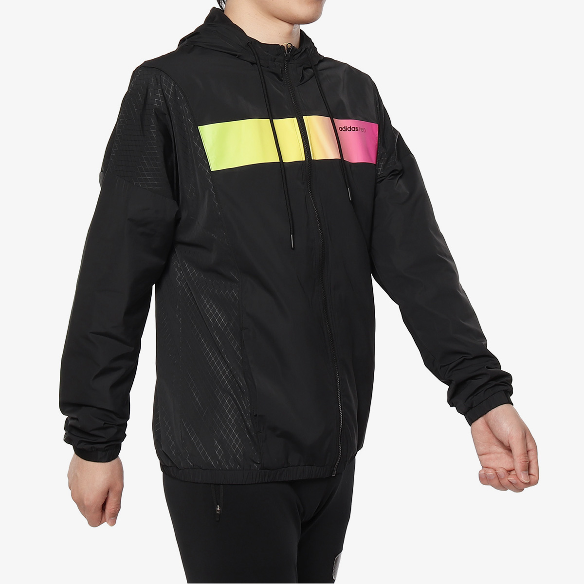 Adidas/阿迪达斯neoWINDBREAKER男子运动风外套加绒EH6508风衣