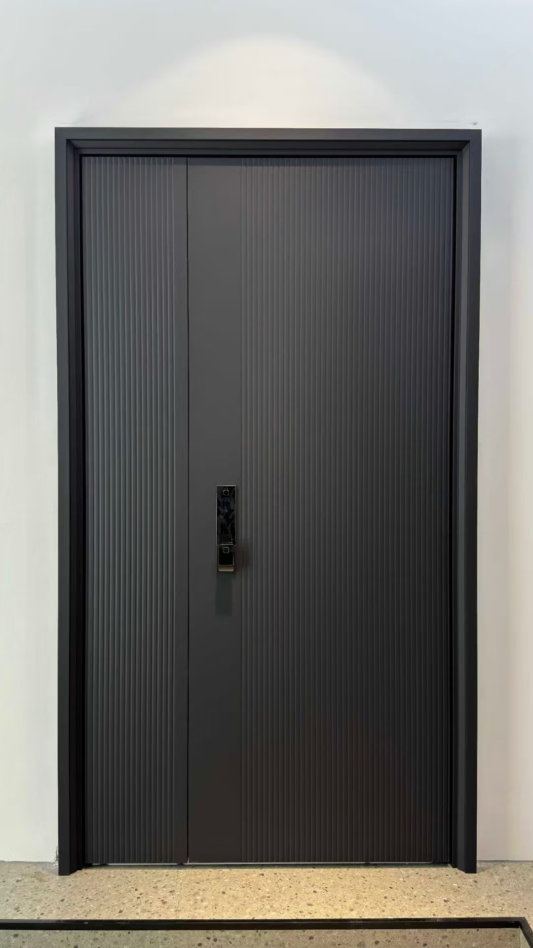 【玲珑】无门楣真甲级锌合金入户门防盗门双开门偏轴门大门入户门