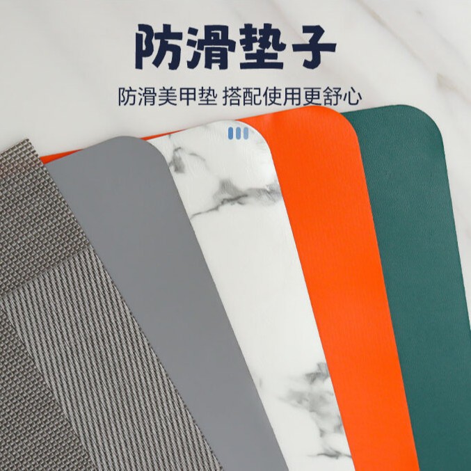 北欧美甲手枕垫桌垫双面皮革不掉色防污耐磨垫子高档免洗美甲垫