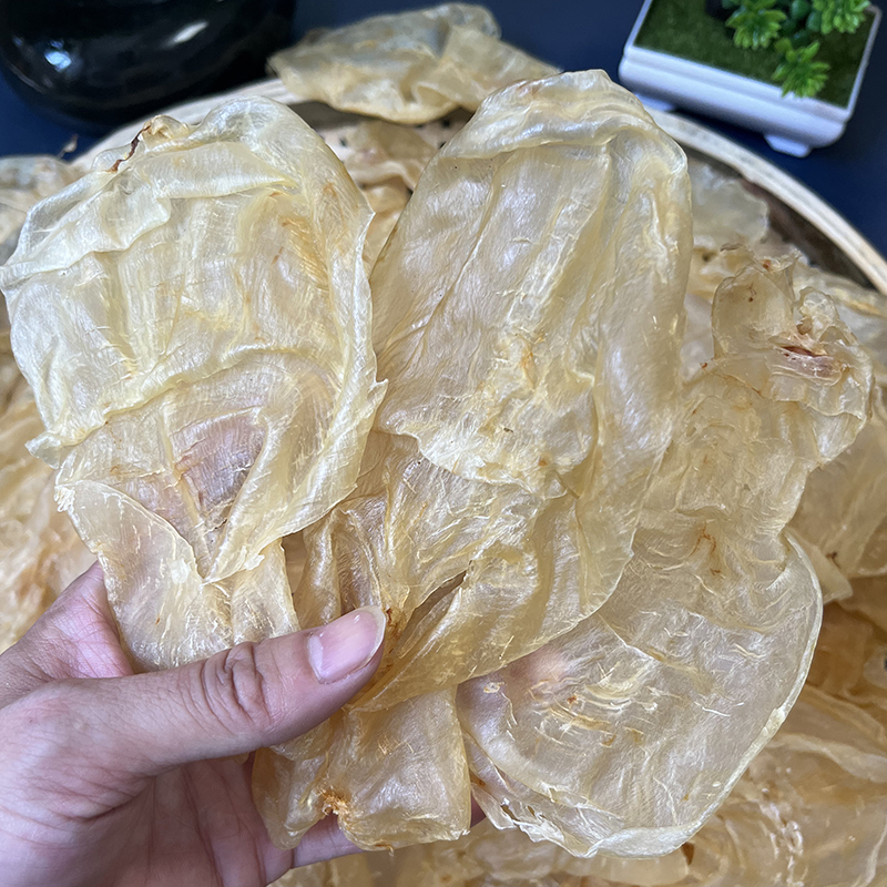 广东鱼胶花胶蜘蛛片甲肚片滋补品产后月子40头