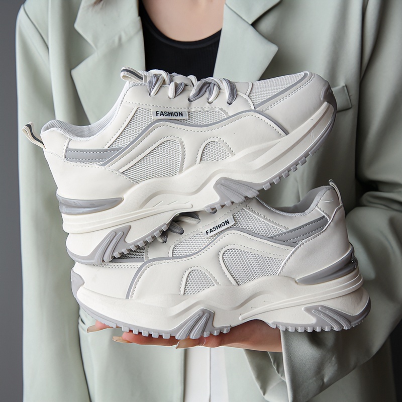 回力瑞爆款潮流女款2024新款百搭小白鞋休闲网红老爹鞋女鞋运动鞋