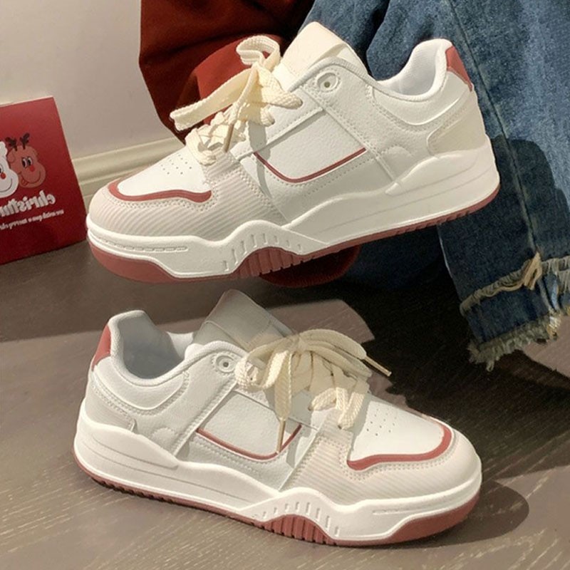 回力瑞冬季小白鞋女2024年新款时尚板鞋舒适潮流厚底运动潮流鞋