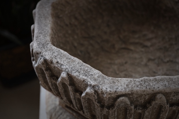 庭院石雕青石盆（不包邮）