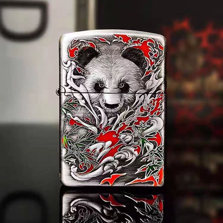 zippo打火机正版/【功夫熊猫】个性防风男士送礼收藏DYJ1