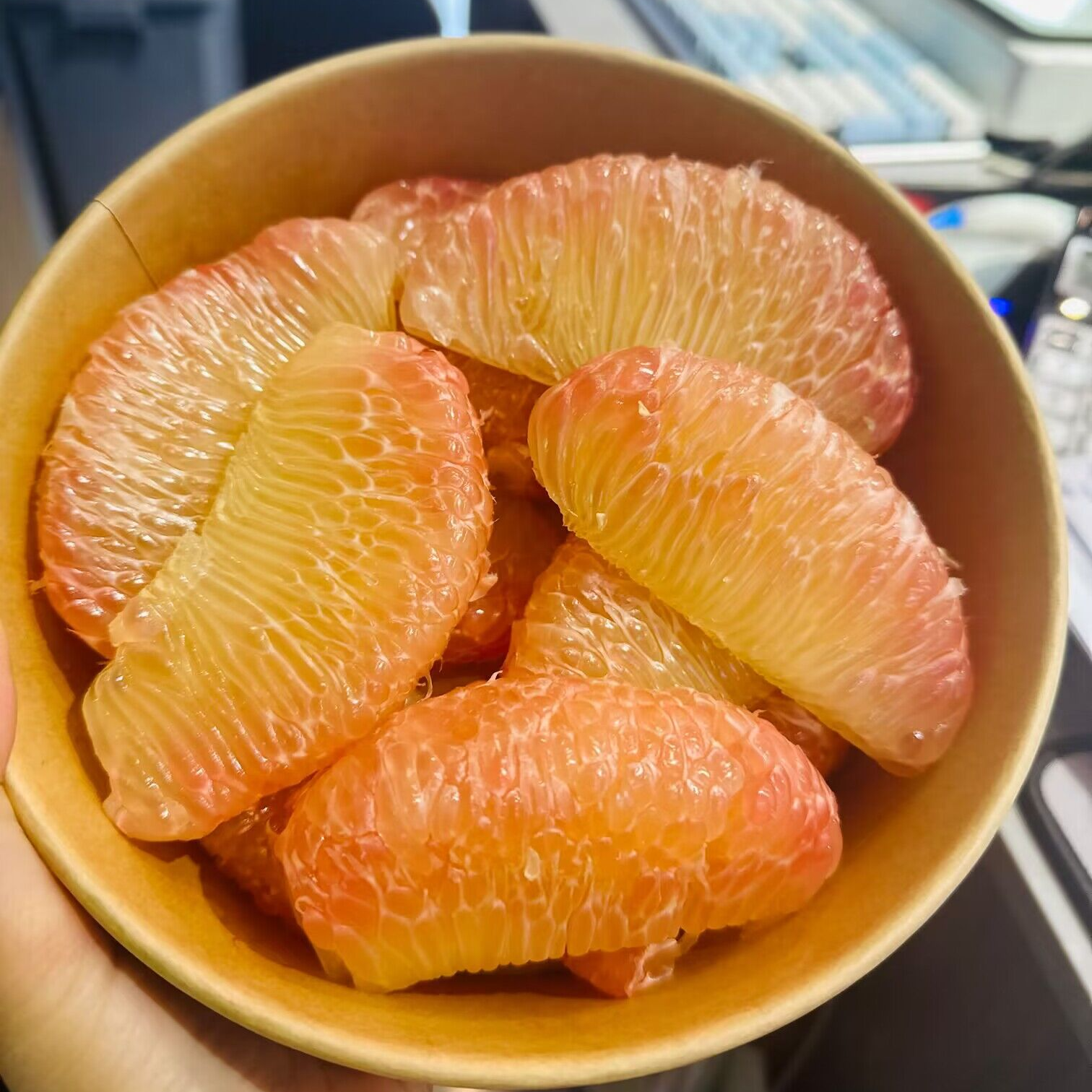 【默认剥好】泰国翡翠柚一个