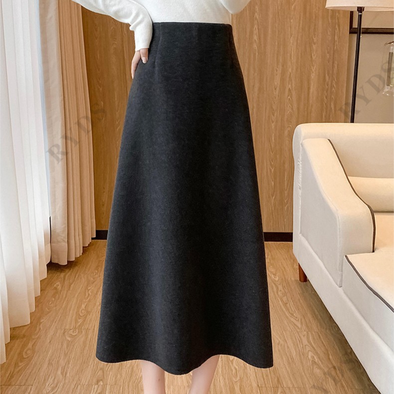 【藏肉/高级感】醋酸羊绒针织通勤百搭半身裙K7333