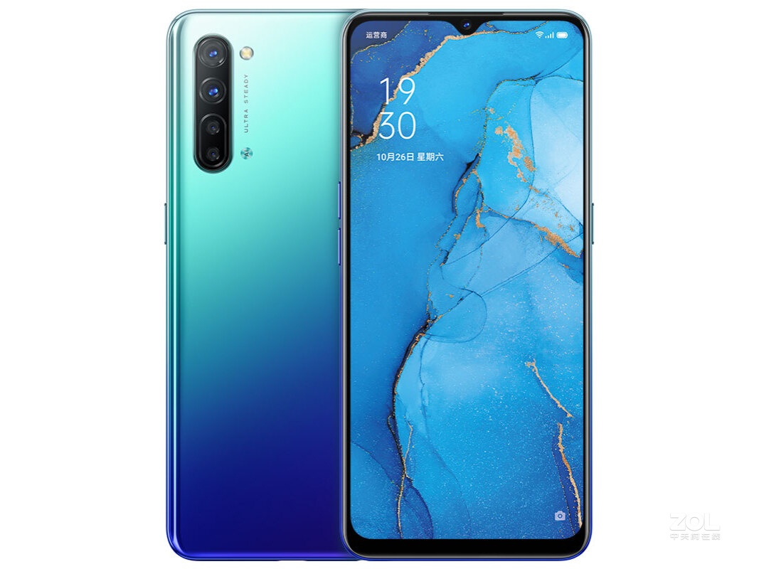 95新 OPPO OPPOReno3 12+128G全网通5G拍照二手手机拍照手机超薄
