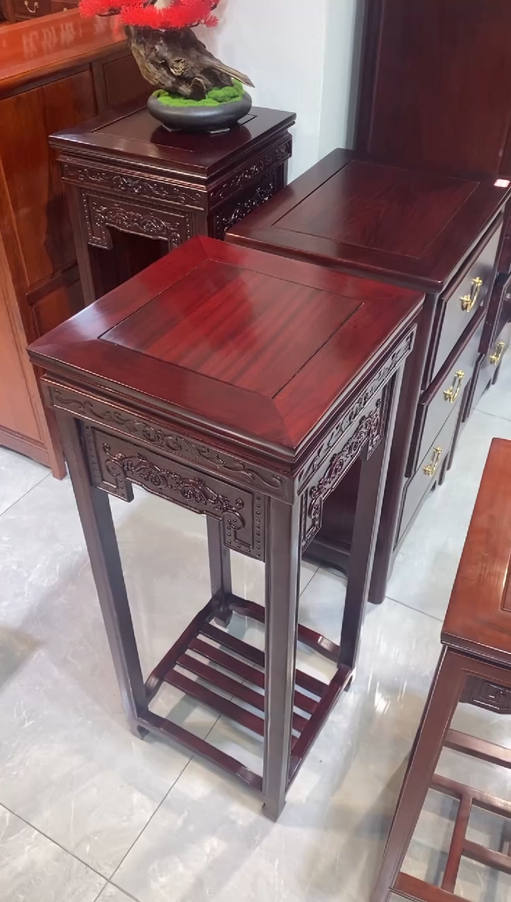 【闪购商品】黑酸枝木类家具酸枝木92花架