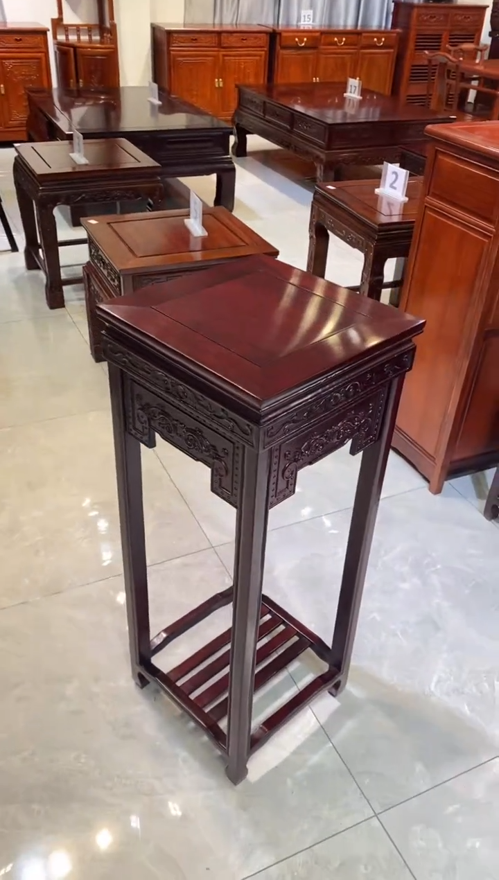 【闪购商品】紫檀木类书架酸枝92花架