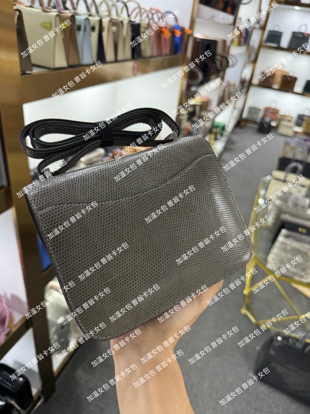 19cm麻绳灰女士包包全手缝女包普翁卡女包