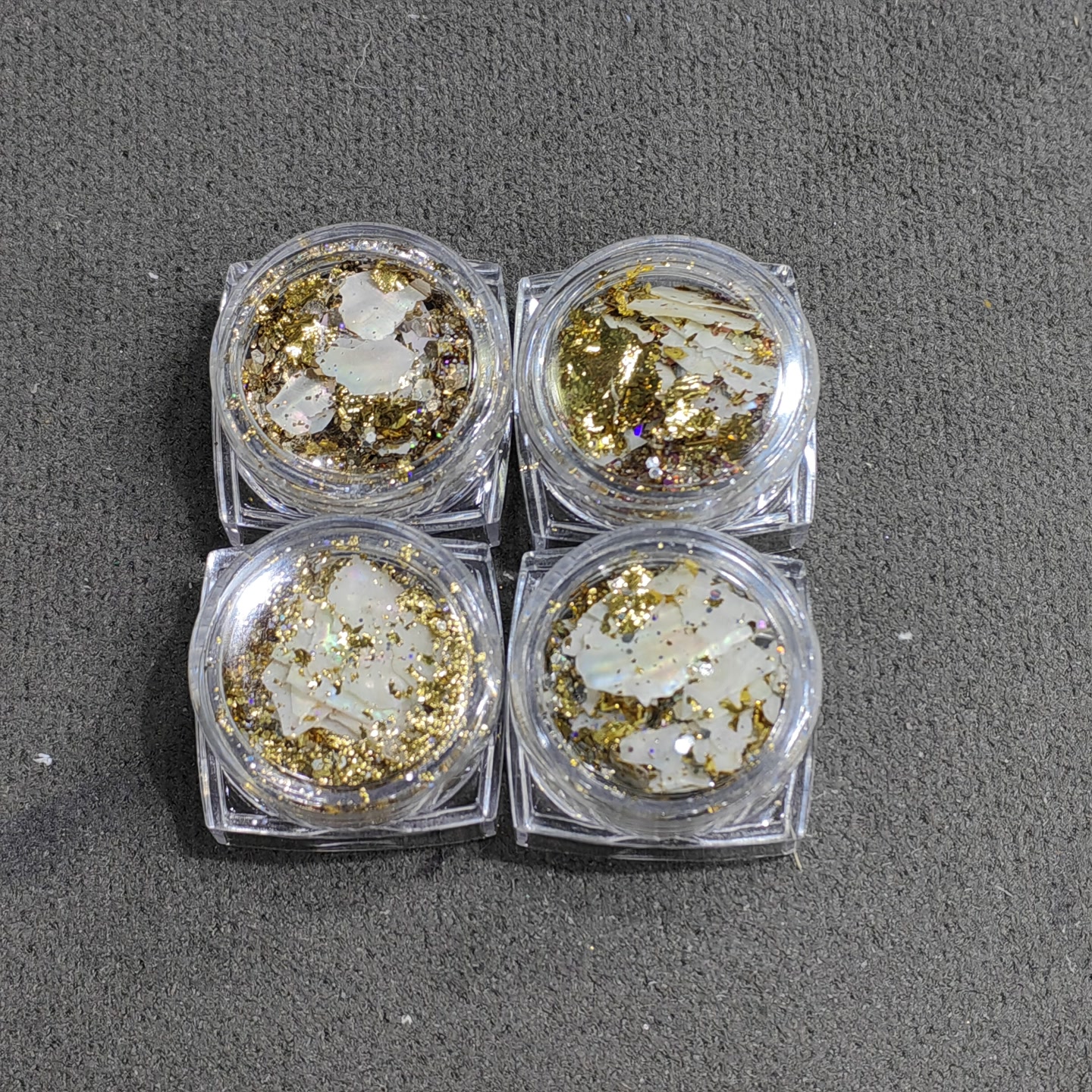 【0678】美甲新款升级晶石银河粉4色，满30包邮