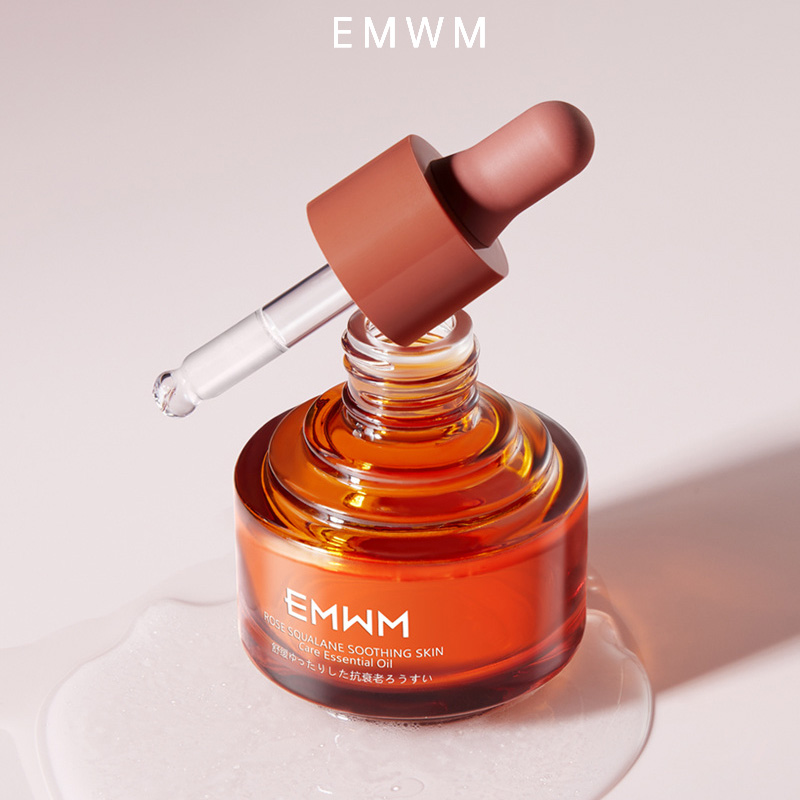 EMWMEMWM玫瑰角鲨烷舒缓护肤精华油