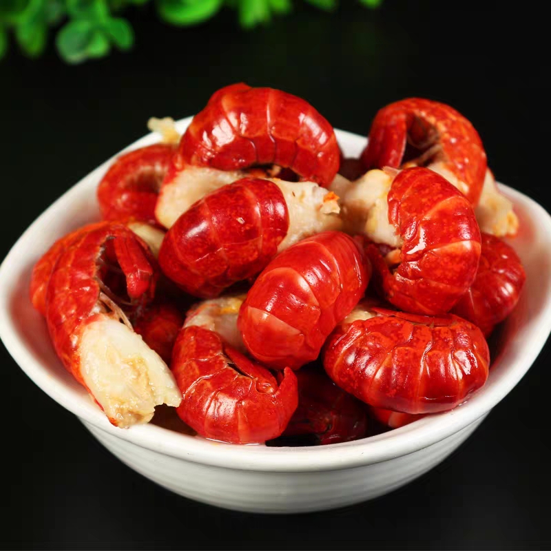 连云港发货 大一级龙虾尾1斤100粒左右 500g/包*4包 送4包炒料