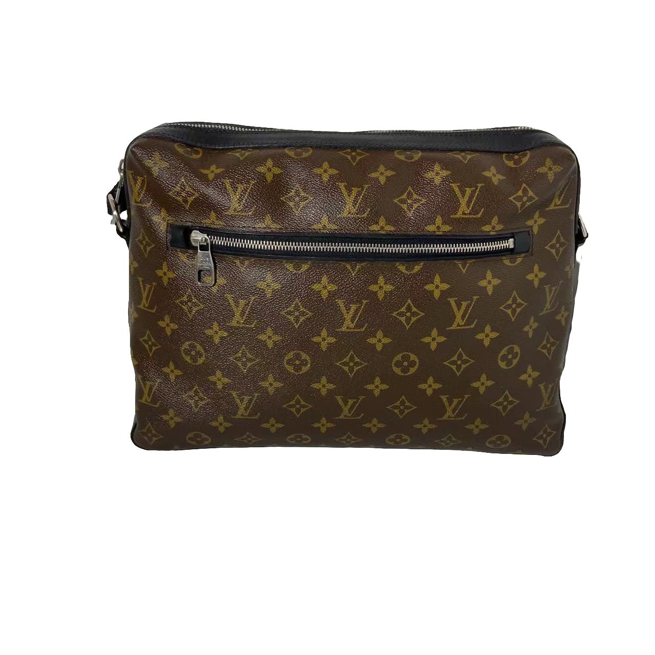 95新 LouisVuitton/路易威登 路易威登男士经典棕老花斜挎包/0830