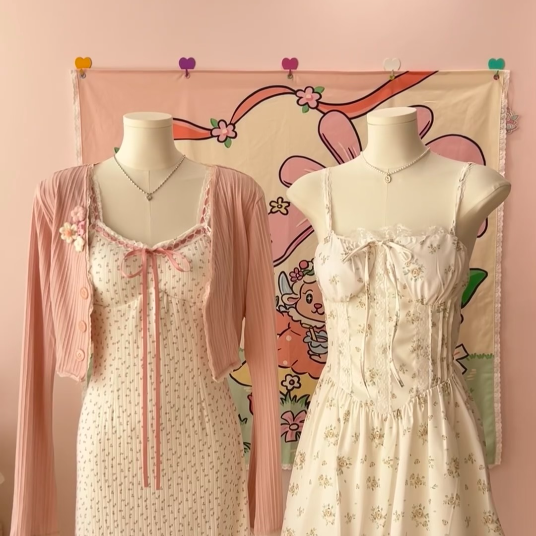 【静静孤品】甜辣女装连衣裙蕾丝气质性感纯欲甜美女士【扣号为准】