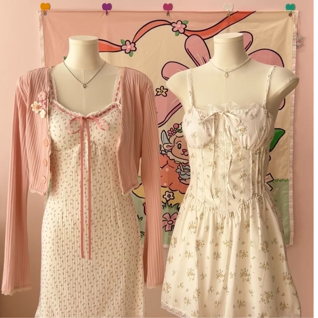 【静静孤品】甜辣蕾丝女装连衣裙裙子气质性感显瘦长裙【扣号为准】