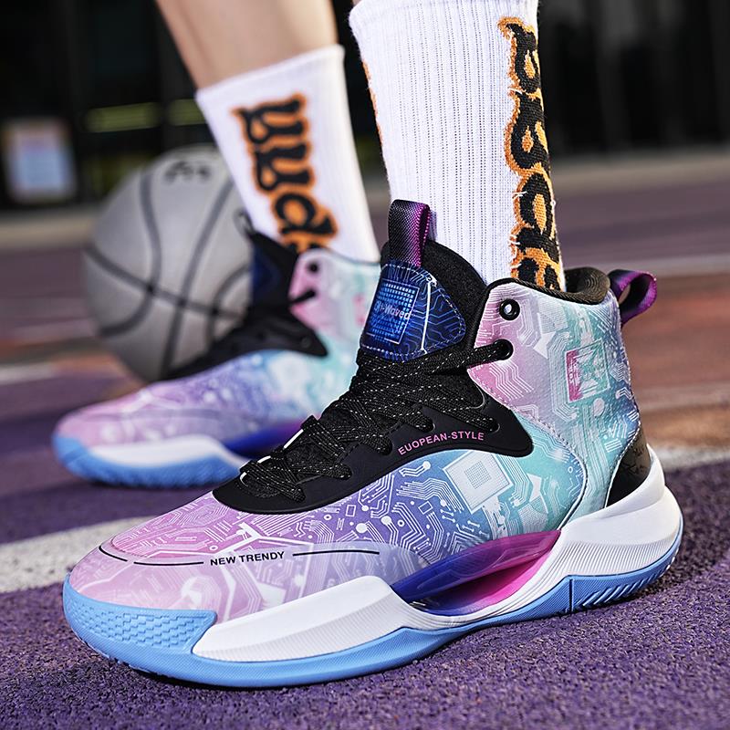 贵人鸟实战篮球鞋男女情侣春夏透气减震学生大码球鞋软底运动鞋高