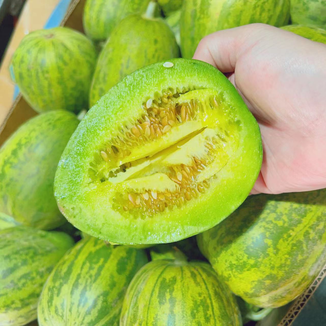 《丹选》甜甜圈香瓜 6斤左右 顺丰包邮 水果生鲜食用