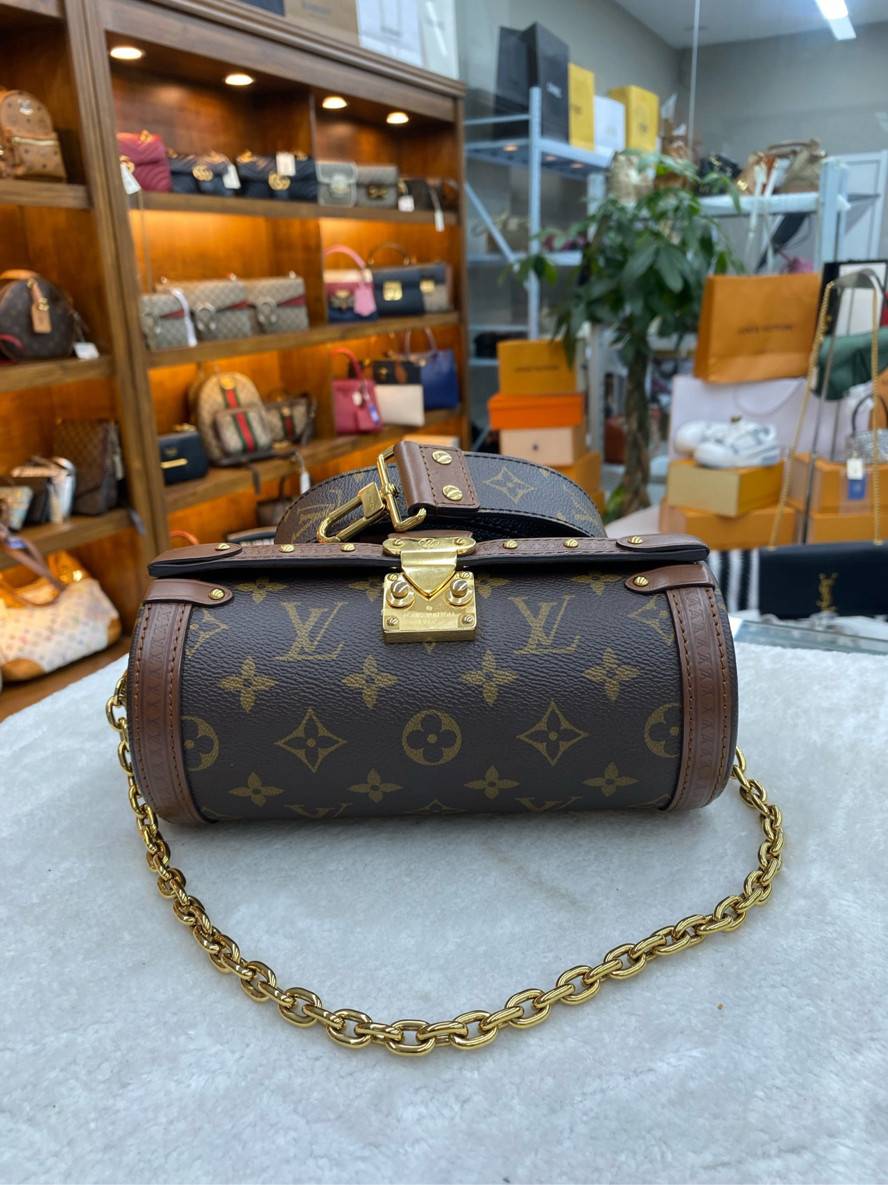 95新 LouisVuitton/路易威登 lv老花巴比龙芯片款