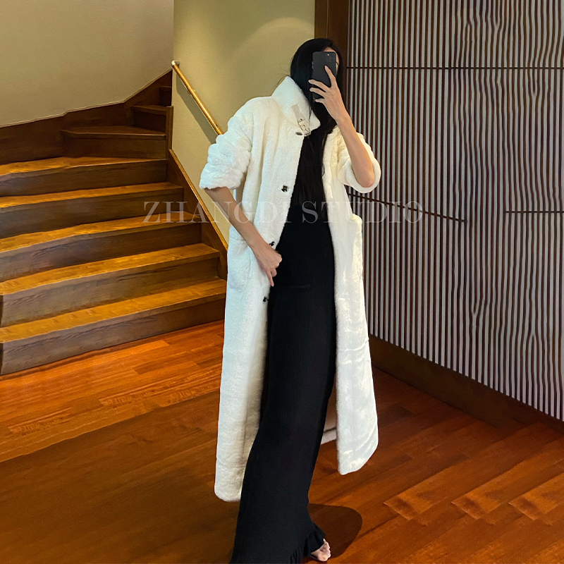 立领草草大衣-清货专场，默认微瑕，No退NO换，看清楚再拍