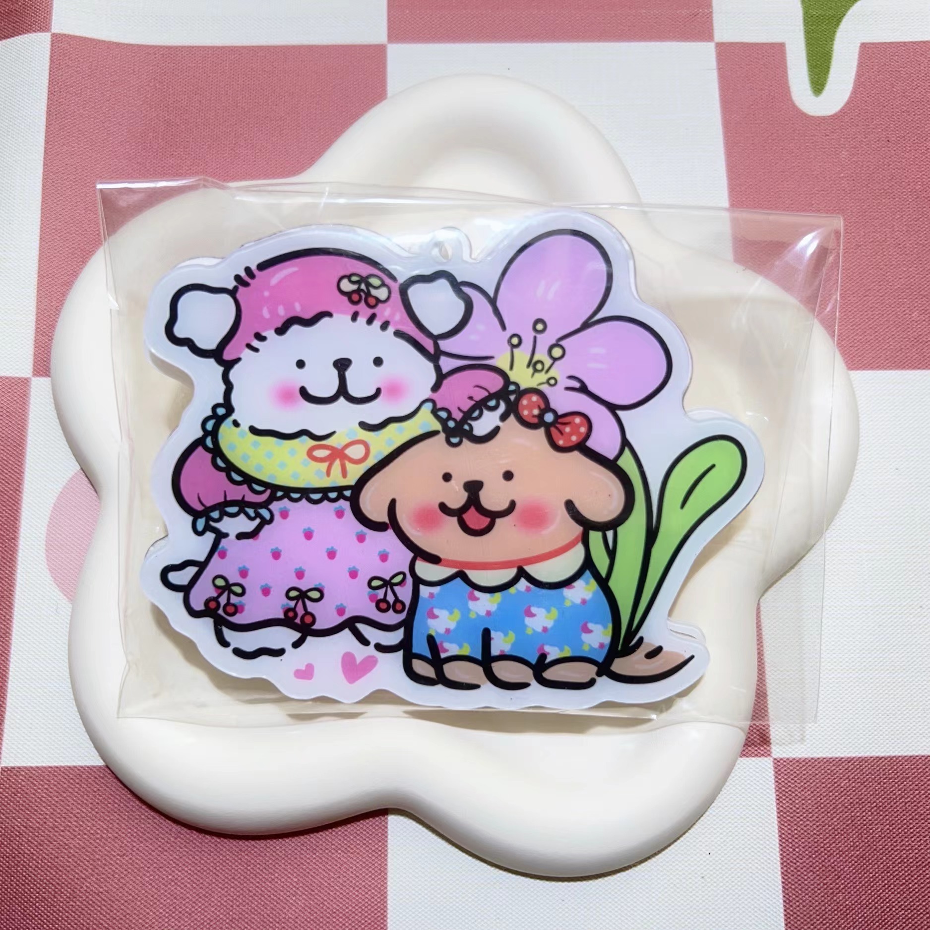 （清亚克力链接）DIY手作亚克力 收纳盒  卡通配饰