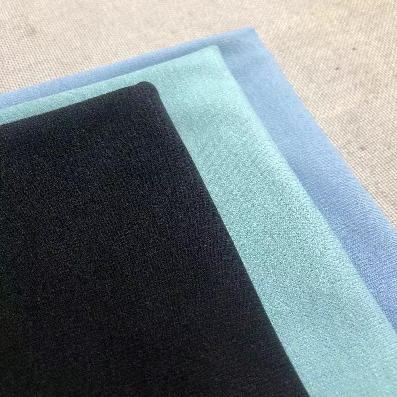 黑色 蓝色 大红色澳绒面料 . 