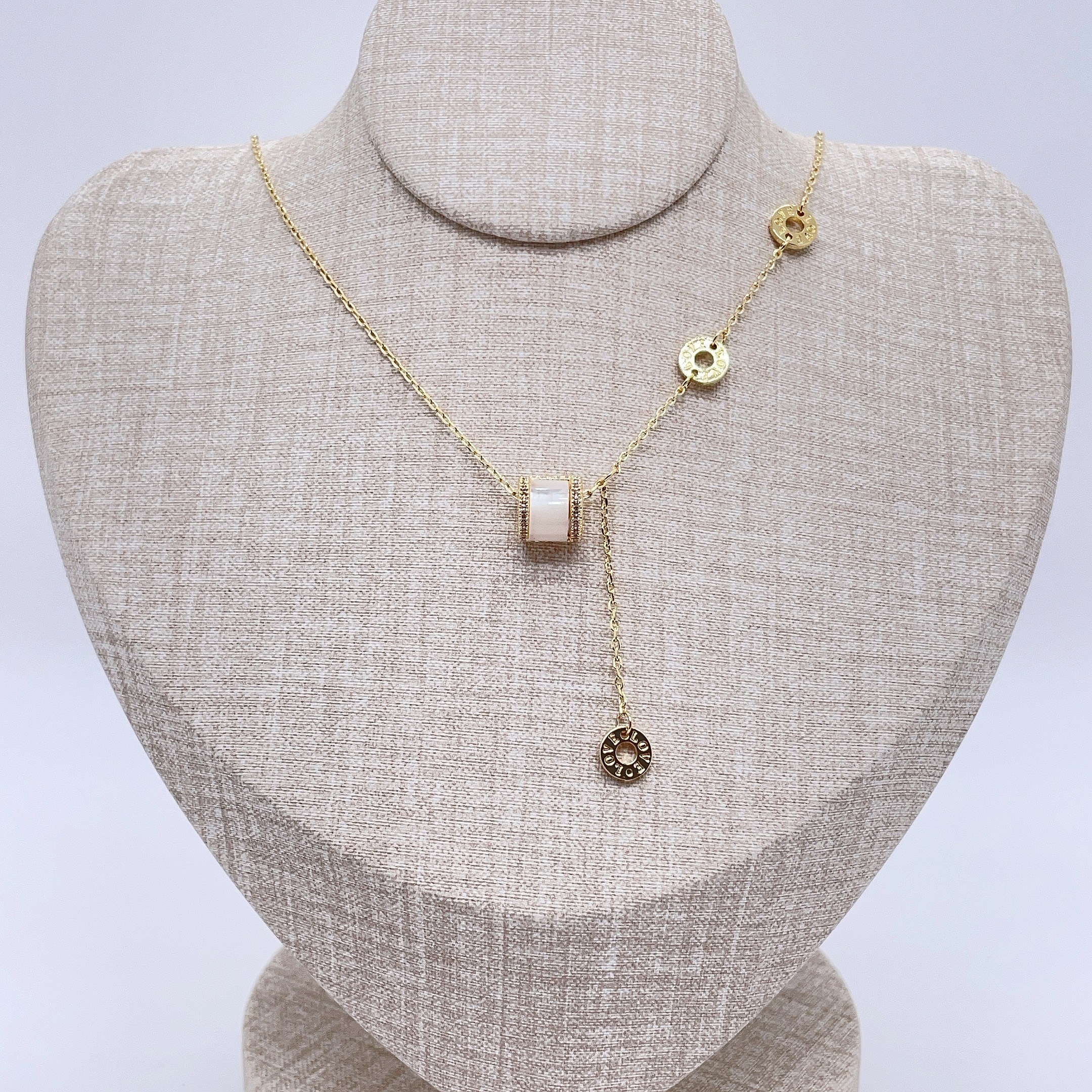 铜合金仿珍珠项链 时尚手工气质项链2314