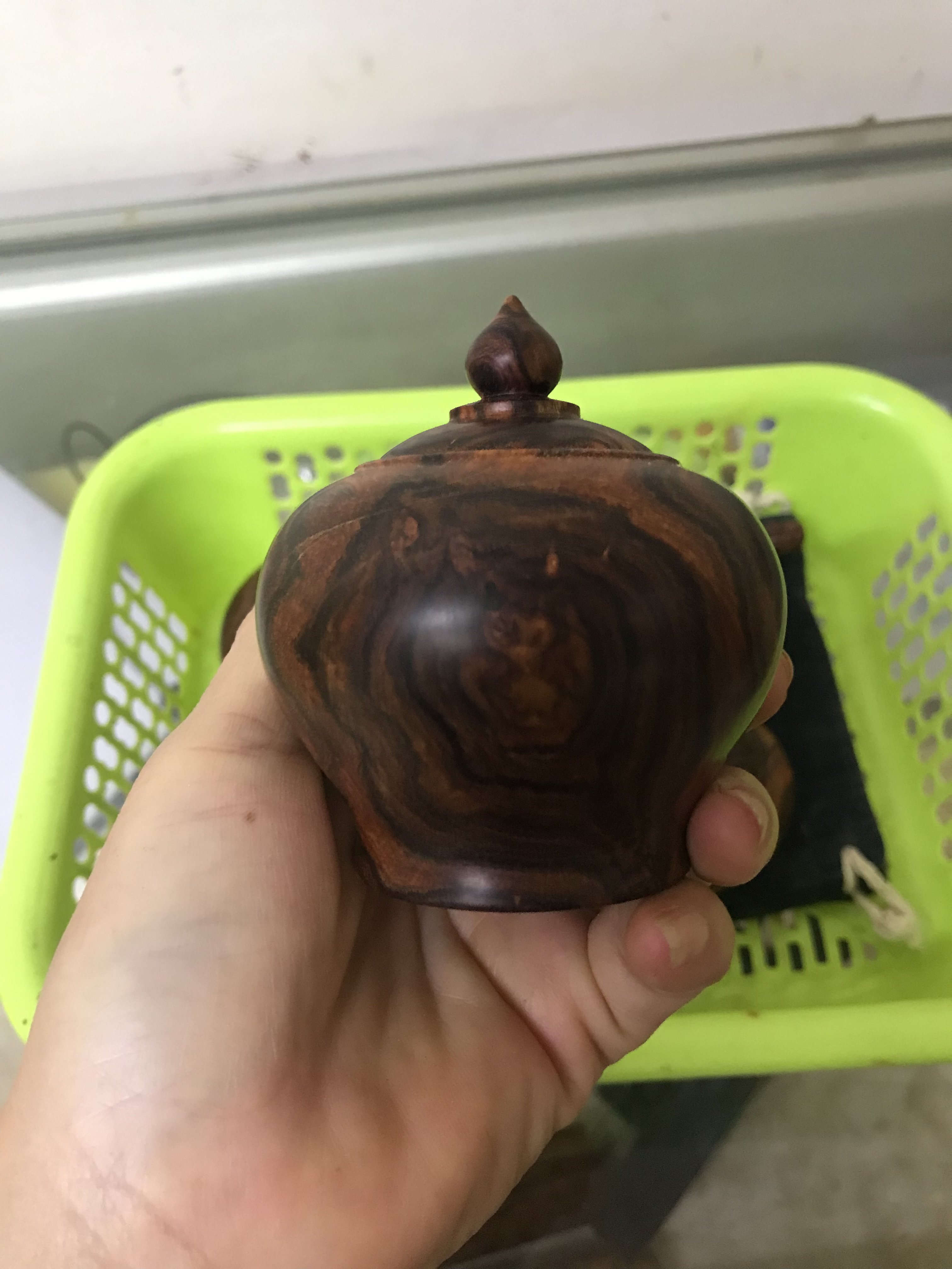 海南黄花梨品香罐