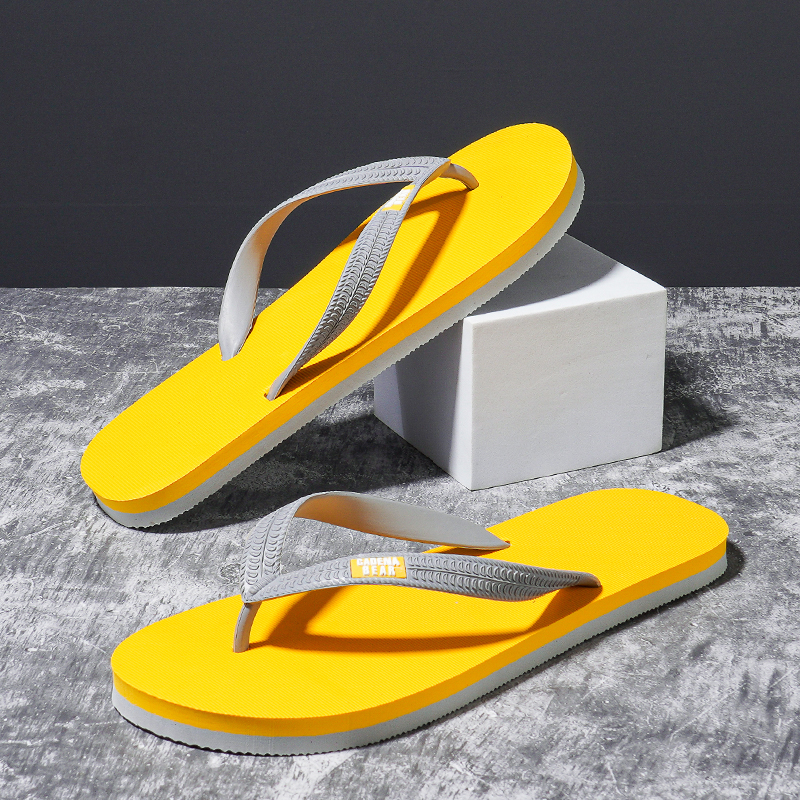 人字拖男夏季休闲透气防滑户外夹脚鞋凉拖个性沙滩鞋海边男士拖鞋