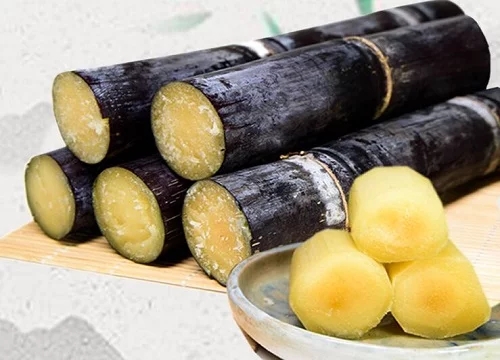 黑皮甘蔗清甜解渴