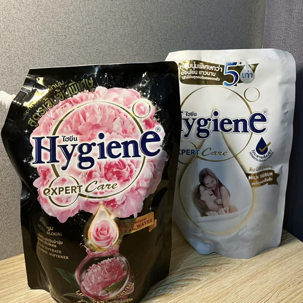 泰国进口柔顺剂hygiene柔顺剂衣物护理持久留香防静电大包正装