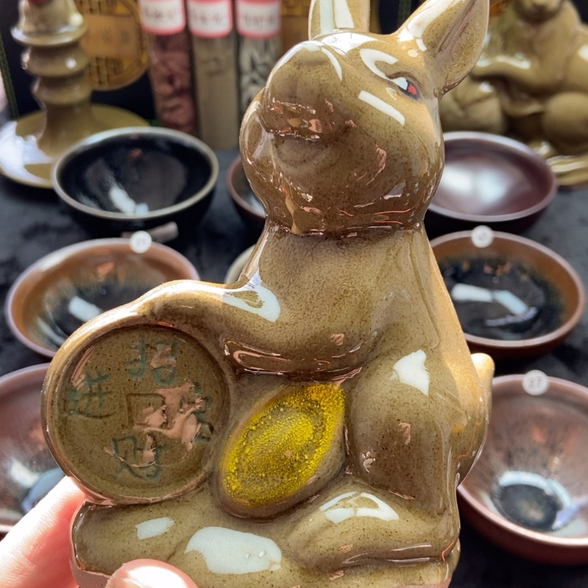 【闪购商品】瓷茶盏紫*