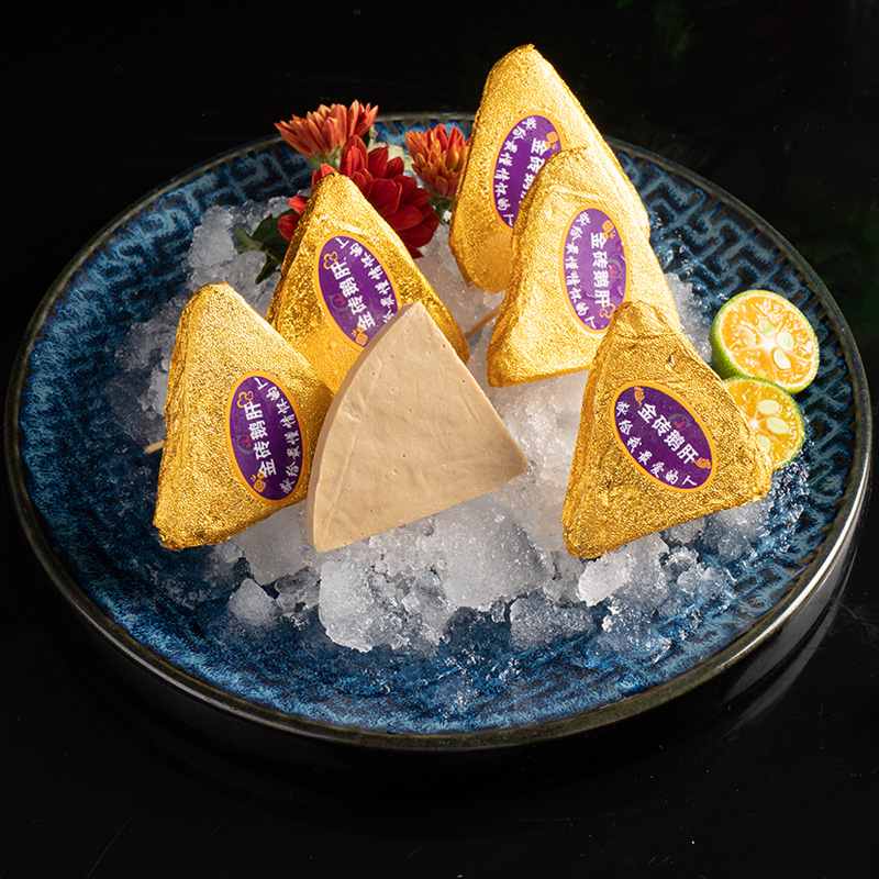 法式金砖鹅肝开袋即食150克/袋红酒蓝莓味冰淇淋刺身料理食材