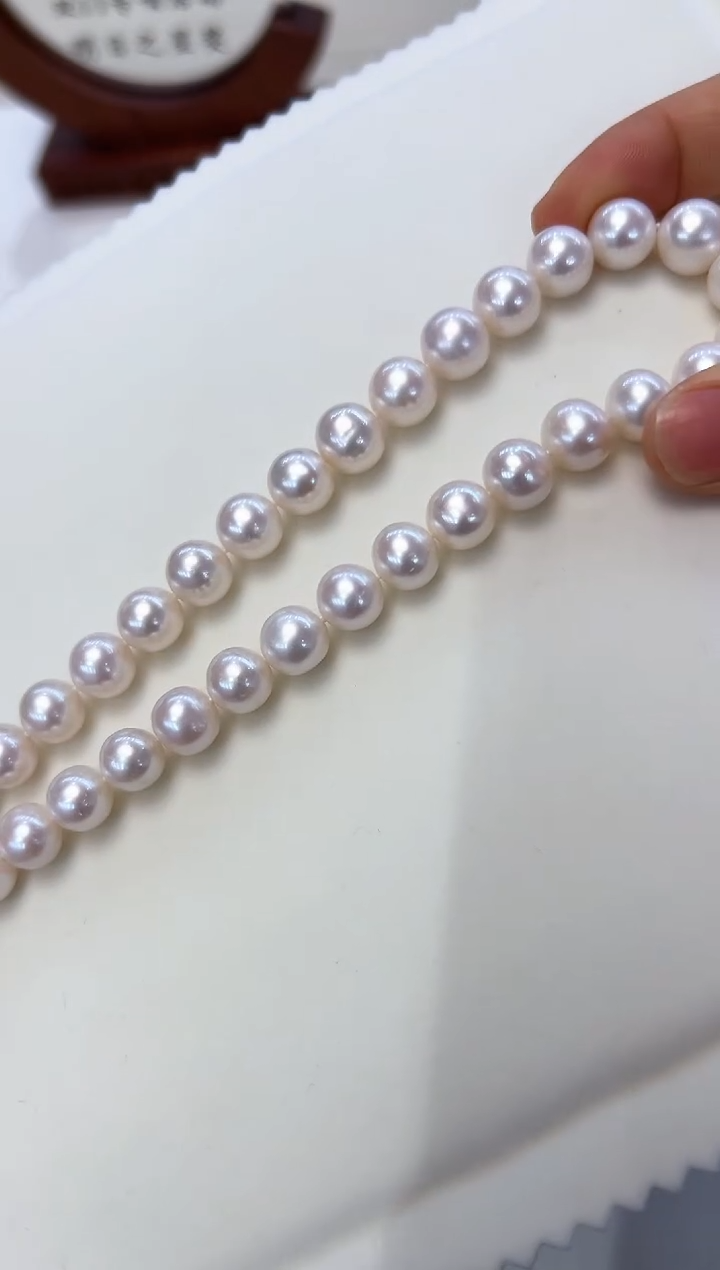 【闪购商品】淡水珍珠颈饰未镶嵌9.5-10.5MM 23F