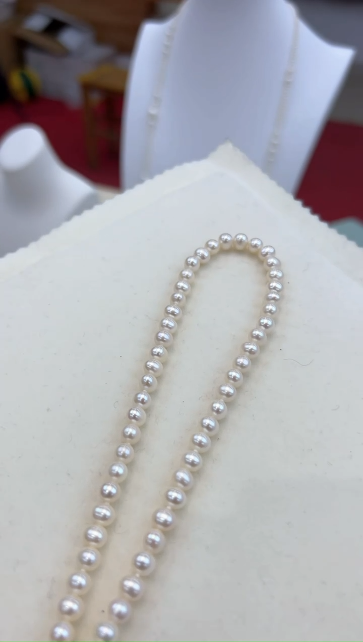 【闪购商品】淡水珍珠项链未镶嵌5.5-6MM 9F