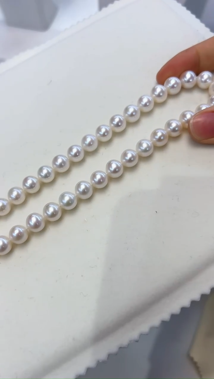 【闪购商品】淡水珍珠项链未镶嵌9-10MM 43