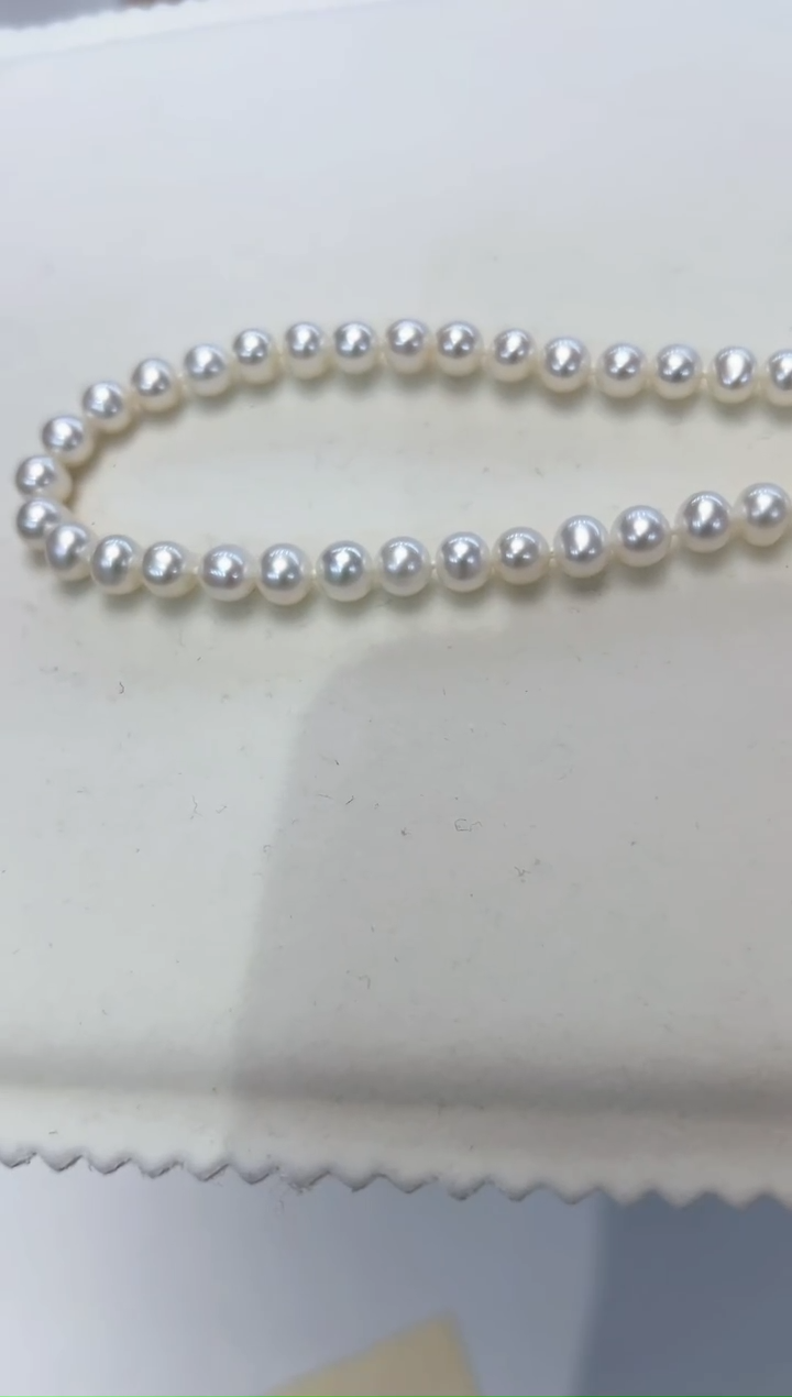 【闪购商品】淡水珍珠项链未镶嵌6-7MM66