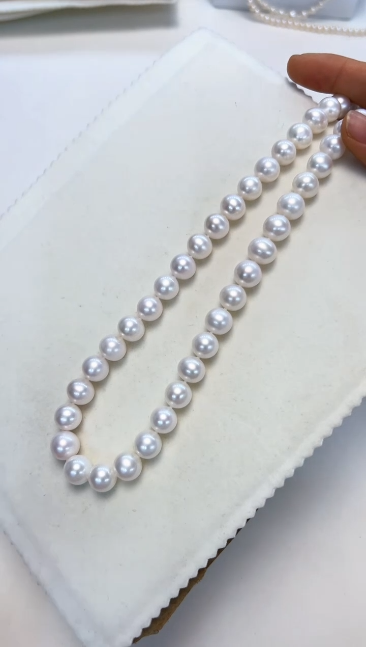 【闪购商品】淡水珍珠颈饰未镶嵌9.5-10.5MM45