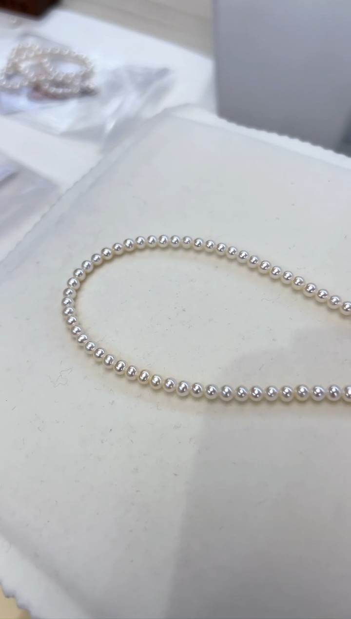 【闪购商品】淡水珍珠项链未镶嵌4-5MM 160