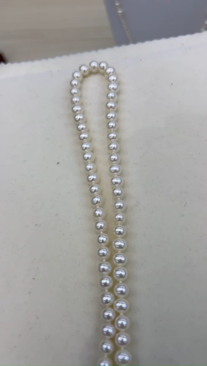 【闪购商品】淡水珍珠颈饰未镶嵌6-7MM19AQ