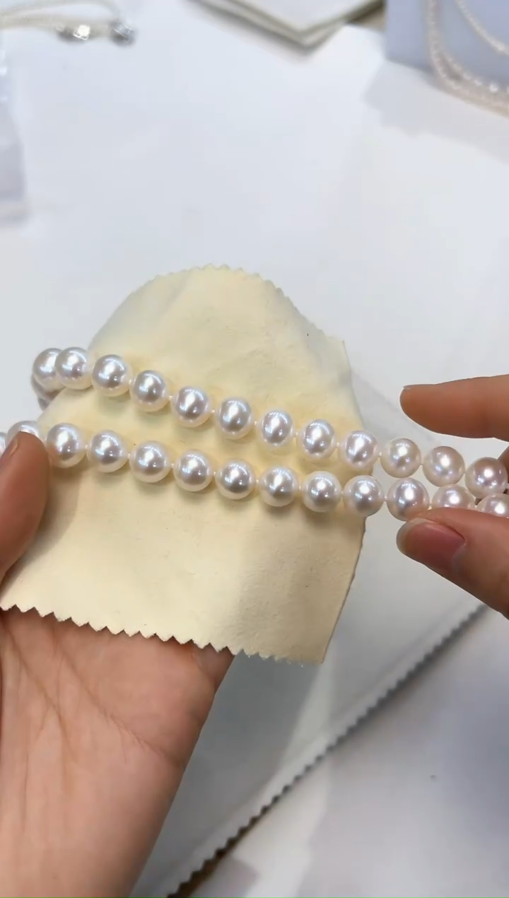 【闪购商品】淡水珍珠颈饰未镶嵌9.5-10.5MM32