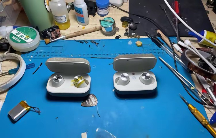 耳机维修，森海真无线三代二代一代四代不开机不充电，单边没声音