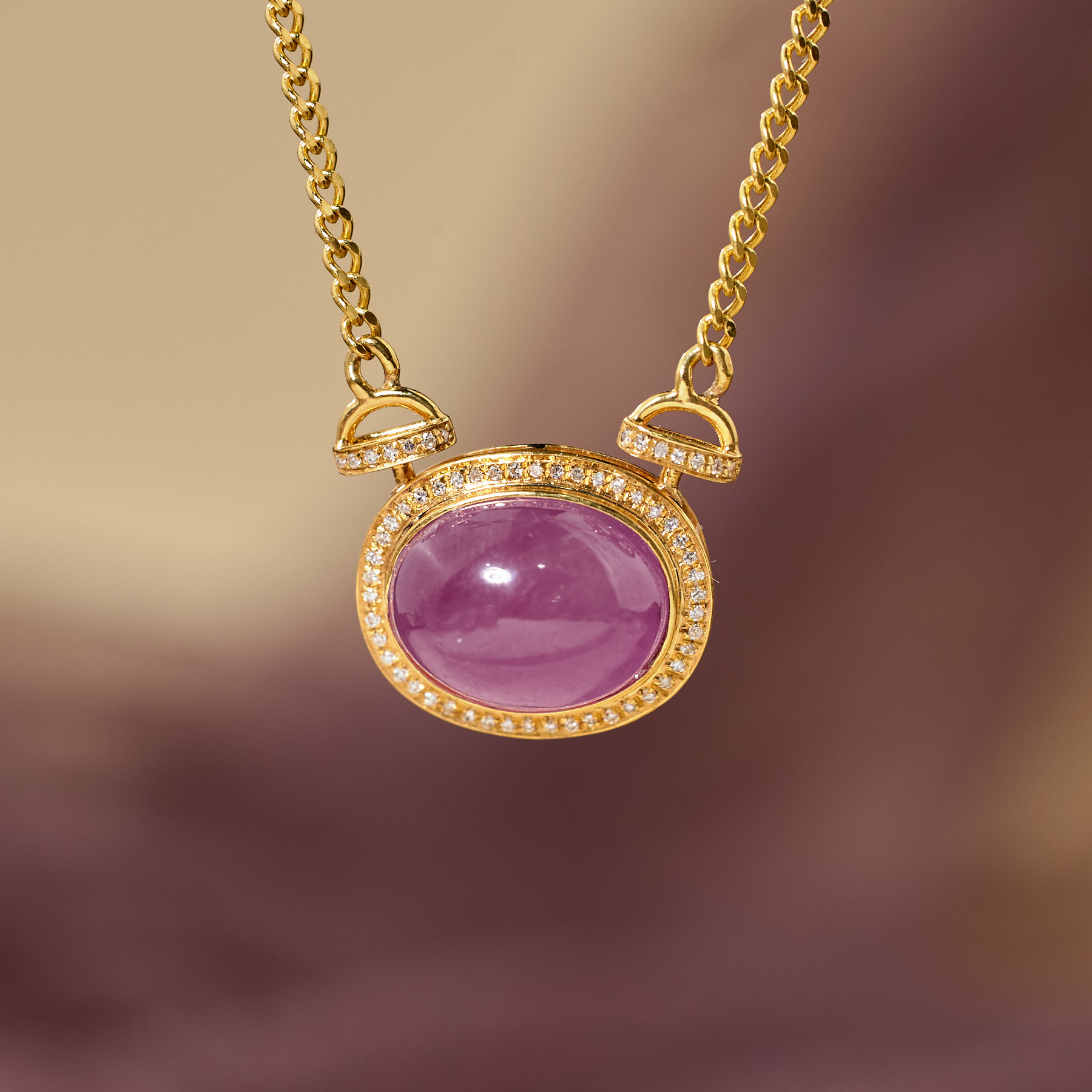 【玉峰珠宝丨安娜严选】无烧红宝石项链18K金【U3320】多样性发一