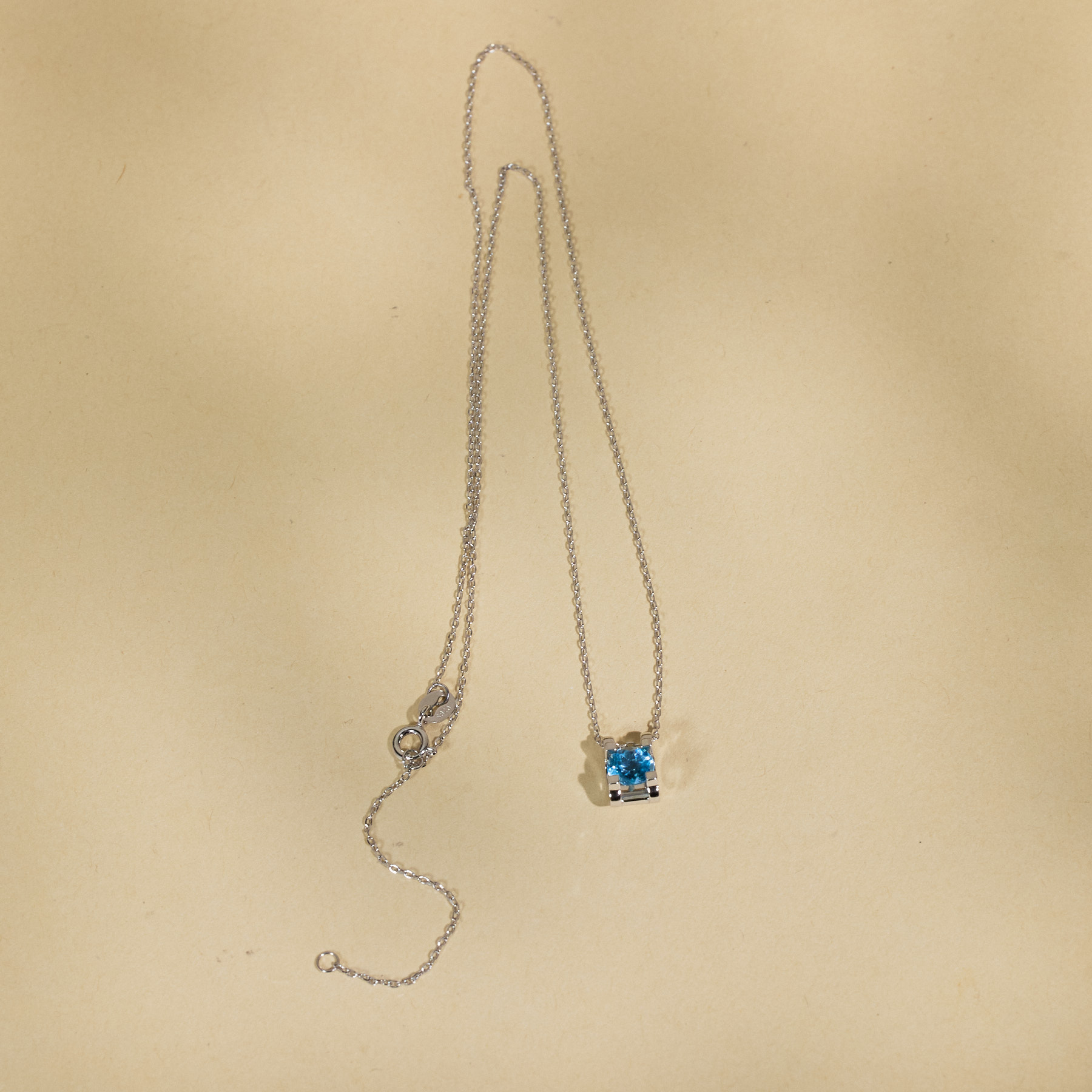 【玉峰珠宝丨安娜严选】托帕石项链S925银【P8028】多样性发一