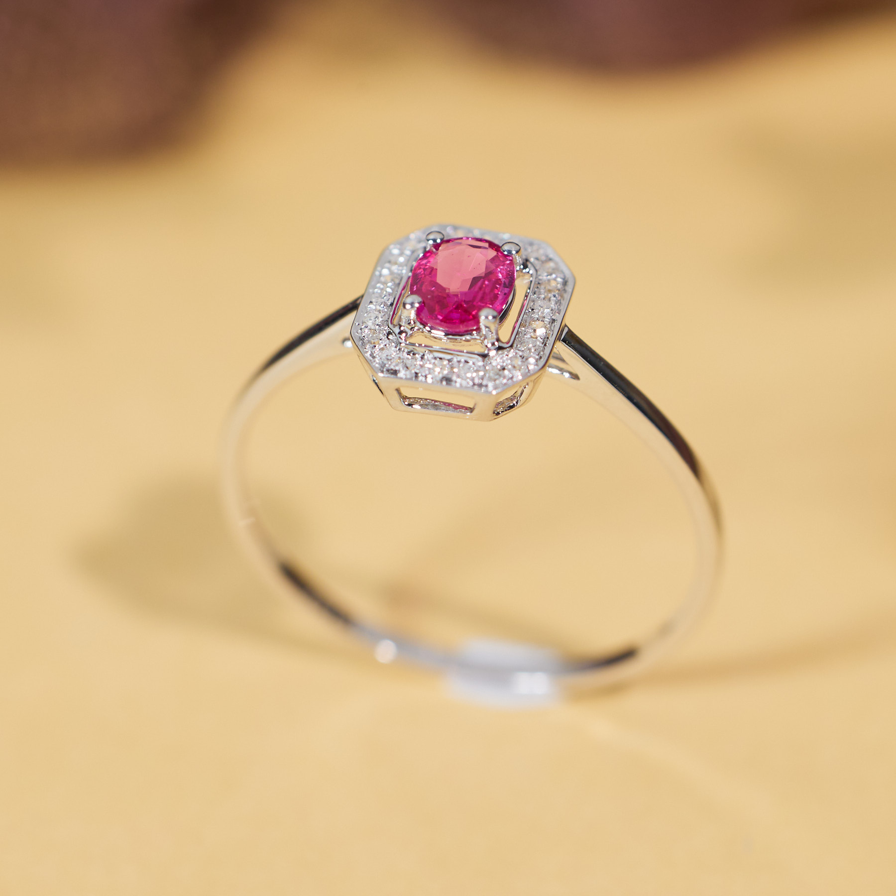 【玉峰珠宝丨安娜严选】无烧红宝石戒指18K金【U9530】多样性发一