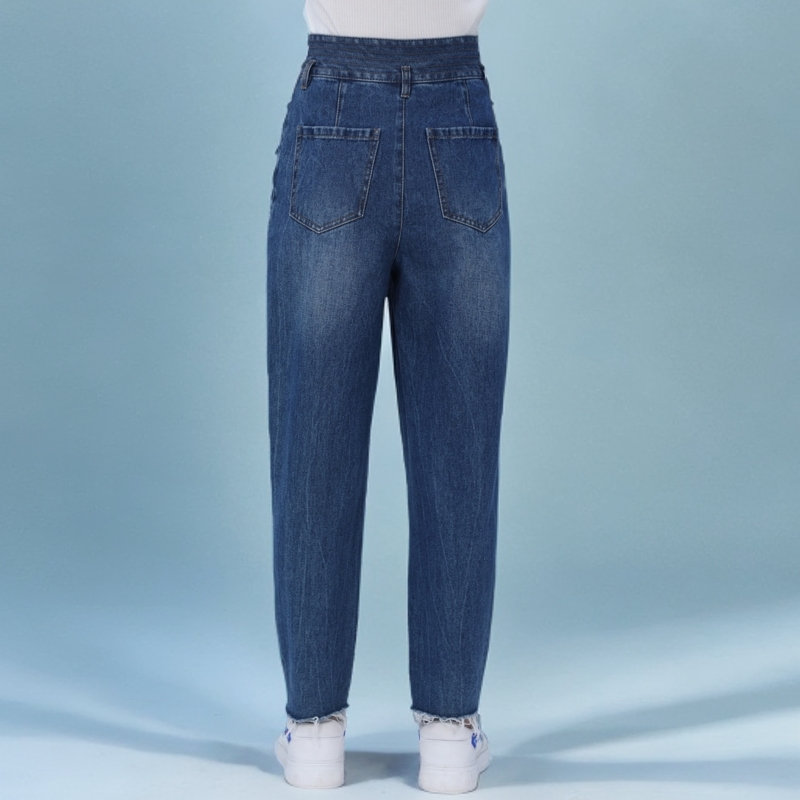 阿玛施2024新款品质女装专柜正品萝卜牛仔裤5100324